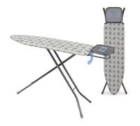 Relaxdays Ironing Board for Steam Irons, 122 x 38 cm, mint/white