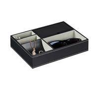 Relaxdays Jewellery Tray in Faux Leather