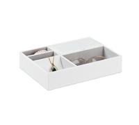 Relaxdays Jewellery Tray in Faux Leather