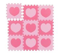 Relaxdays Jigsaw playmat in a heart design