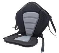 Relaxdays Kayak/SUP Seat, Stand-up Paddle Backrest, H x W x D 46x53x34 cm, EVA, Polyester, Black/Grey