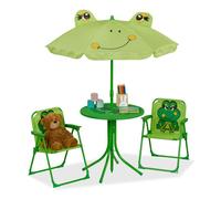 Relaxdays Kids' Camping Ensemble with Parasol