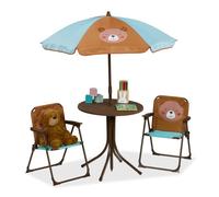 Relaxdays Kids' Camping Ensemble with Parasol