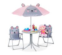 Relaxdays Kids' Camping Ensemble with Parasol