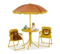 Relaxdays Kids' Camping Ensemble with Parasol