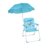 Relaxdays Kids' folding chair with parasol