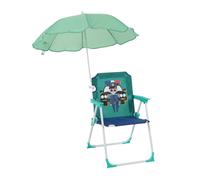 Relaxdays Kids' folding chair with parasol