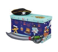 Relaxdays Kids' Toy Box Ottoman