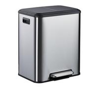 Relaxdays Kitchen Bin 2 Compartments 15 Litres