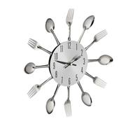 Relaxdays Kitchen Clock with Spoons and Forks