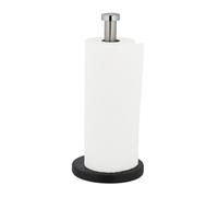 Relaxdays Kitchen Roll Holder in Silver and Black