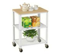 Relaxdays Kitchen trolley, 3-tier