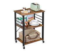 Relaxdays Kitchen trolley, 3 tiers