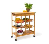 Relaxdays Kitchen trolley JAMES XXL with 3 baskets