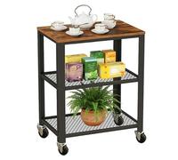 Relaxdays Kitchen trolley, 3-tier