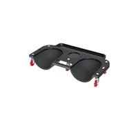 Relaxdays Knee Roller Board, Up to 150 kg, Joint-Friendly, Rolling Knee Pads, Tool Tray, 50 x 25.5 cm, Black