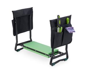 Relaxdays Kneeler for Gardening Black/Green