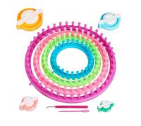 Relaxdays 10-Piece Round Knitting Loom Set