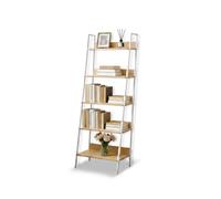 Relaxdays Ladder shelf unit, 5 tiers