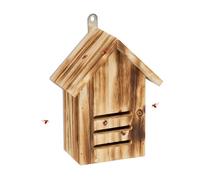 Relaxdays Ladybird Hotel made from Flamed Wood