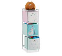 Relaxdays Lama Children's Shelf with Boxes