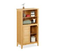 Relaxdays LAMELL bamboo bathroom storage
