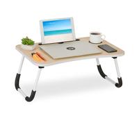 Relaxdays Lap Desk with Wood Effect