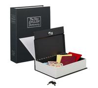 Relaxdays Large Lockable Book Safe