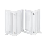 Safety gate Freestanding Pet Fence White MDF Material Safety Barrier Adjustable