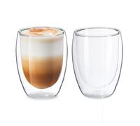 Relaxdays Latte Macchiato Glasses 350 ml