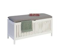 Relaxdays Laundry hamper, walnut