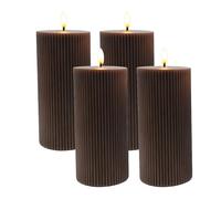 Relaxdays LED candles, set of 4, 18cm