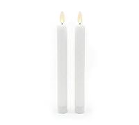 Relaxdays LED taper candles set of 2