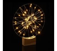 Relaxdays LED Light Ring Decoration 25cm