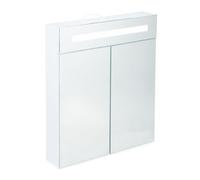 Relaxdays LED Mirror Cabinet with 2 Doors