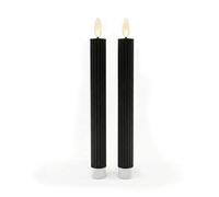 Relaxdays LED taper candles set of 2