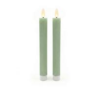 Relaxdays LED taper candles set of 2