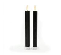 Relaxdays LED taper candles set of 2
