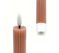 Relaxdays LED taper candles set of 2