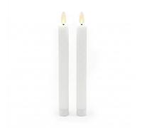 Relaxdays LED taper candles set of 2