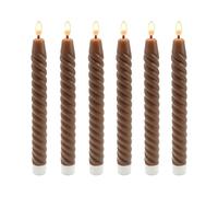 Relaxdays LED taper candles set of 6