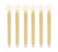 Relaxdays LED taper candles set of 6