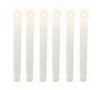 Relaxdays LED taper candles set of 6