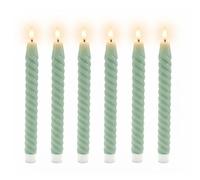 Relaxdays LED taper candles set of 6