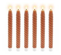 Relaxdays LED taper candles set of 6