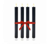 Relaxdays LED wax tapers, set of 4