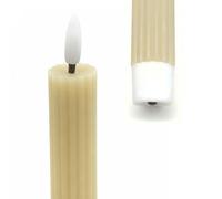 Relaxdays LED wax tapers, set of 4