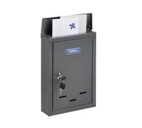 Relaxdays Letterbox with Nameplate