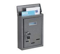 Relaxdays Letterbox with Nameplate