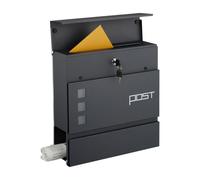 Relaxdays Letterbox with newspaper tube